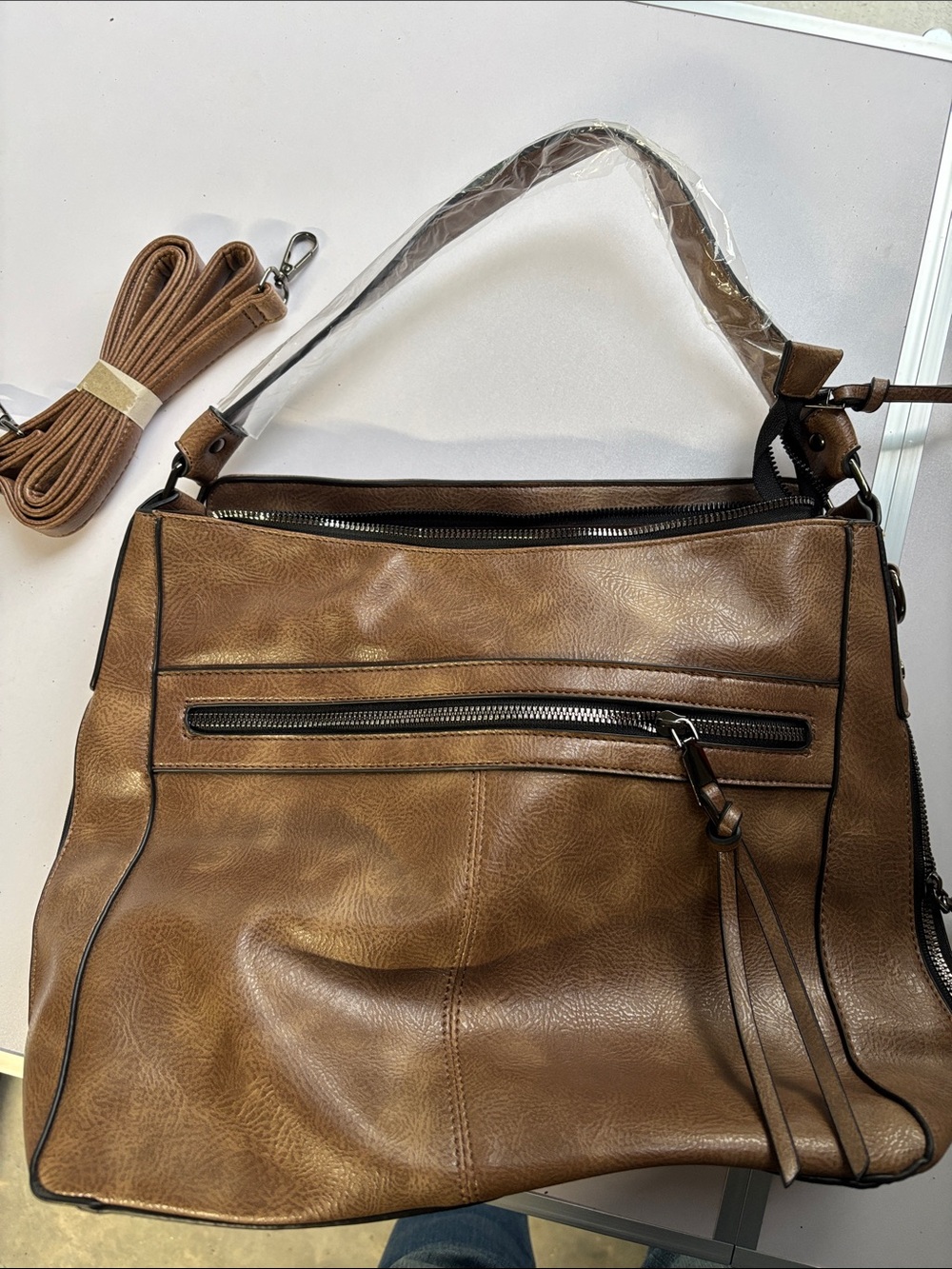 Classic Brown Women's Shoulder Bag - Everyday Tote